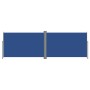 Toldo lateral retráctil azul 220x600 cm de vidaXL, Sombrillas - Ref: Foro24-318016, Precio: 116,57 €, Descuento: %