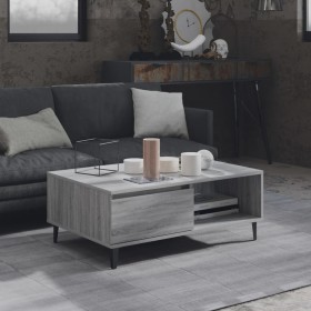 Mesa de centro madera de ingeniería gris Sonoma 90x60x35 cm by , Coffee table - Ref: Foro24-813174, Price: 74,67 €, Discount: %