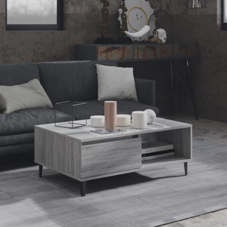 Mesa de centro madera de ingeniería gris Sonoma 90x60x35 cm by , Coffee table - Ref: Foro24-813174, Price: 74,67 €, Discount: %
