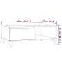 Mesa de centro madera de ingeniería gris Sonoma 90x60x35 cm by , Coffee table - Ref: Foro24-813174, Price: 74,67 €, Discount: %