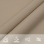 Toldo de vela triangular tela Oxford gris taupe 3,5x3,5x4,9 m by , Umbrellas - Ref: Foro24-135450, Price: 29,56 €, Discount: %