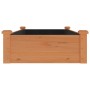 Jardinera arriate forro madera maciza abeto marrón 120x60x25 cm | Foro24.es | Tu tienda online para hogar, jardín y más Foro24.es