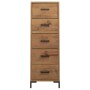 Cómoda de madera maciza de pino 42x35x110 cm von , Schubladen - Ref: Foro24-349927, Preis: 238,83 €, Rabatt: %