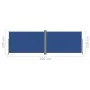Blue retractable side awning 220x600 cm by vidaXL, Umbrellas - Ref: Foro24-318016, Price: 115,29 €, Discount: %