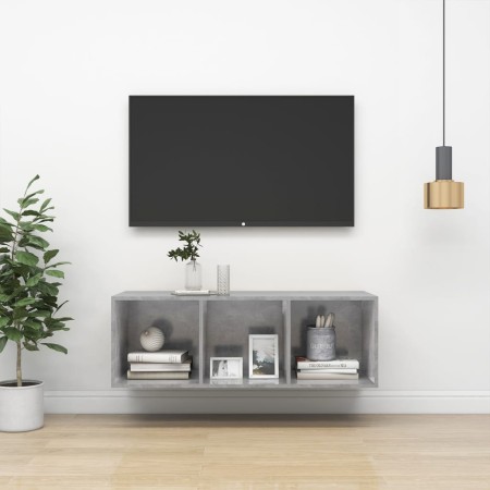 Mueble TV pared madera contrachapada hormigón 37x37x107 cm von , TV-Möbel - Ref: Foro24-805484, Preis: 48,17 €, Rabatt: %