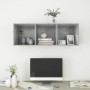 Mueble TV pared madera contrachapada hormigón 37x37x107 cm von , TV-Möbel - Ref: Foro24-805484, Preis: 48,17 €, Rabatt: %
