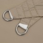 Toldo de vela triangular tela Oxford gris taupe 2,5x2,5x3,5 m by , Umbrellas - Ref: Foro24-135444, Price: 21,85 €, Discount: %