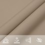 Toldo de vela triangular tela Oxford gris taupe 2,5x2,5x3,5 m by , Umbrellas - Ref: Foro24-135444, Price: 21,85 €, Discount: %