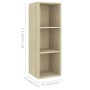 Juego de muebles de salón 3 pzas madera ingeniería roble Sonoma von , TV-Möbel - Ref: Foro24-3079739, Preis: 123,20 €, Rabatt: %