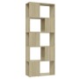 Estantería divisor de espacios roble Sonoma 60x24x155 cm by , Bookcases and shelves - Ref: Foro24-809092, Price: 57,95 €, Dis...