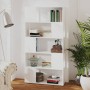Librería separador madera contrachapada blanco 80x24x155 cm | Foro24.es | Tu tienda online para hogar, jardín y más Foro24.es