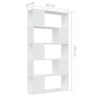 Librería separador madera contrachapada blanco 80x24x155 cm | Foro24.es | Tu tienda online para hogar, jardín y más Foro24.es