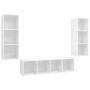 Juego de muebles de salón 3 piezas madera ingeniería blanco | Foro24.es | Tu tienda online para hogar, jardín y más Foro24.es