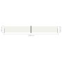 Toldo lateral retráctil crema 160x1200 cm de vidaXL, Sombrillas - Ref: Foro24-318067, Precio: 118,60 €, Descuento: %