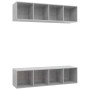 Muebles de salón de pared 2 uds madera ingeniería gris hormigón von , TV-Möbel - Ref: Foro24-3079785, Preis: 120,53 €, Rabatt: %