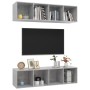 Muebles de salón de pared 2 uds madera ingeniería gris hormigón von , TV-Möbel - Ref: Foro24-3079785, Preis: 120,53 €, Rabatt: %