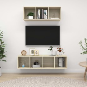 Juego de muebles de salón 2 pzas madera ingeniería roble Sonoma von , TV-Möbel - Ref: Foro24-3079793, Preis: 111,89 €, Rabatt: %