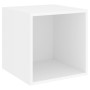 Juego de mueble para TV de 4 piezas madera contrachapada blanco | Foro24.es | Tu tienda online para hogar, jardín y más Foro24.es