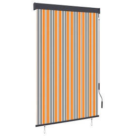 Estor enrollable de exterior amarillo y azul 120x250 cm von , Jalousien und Jalousien - Ref: Foro24-145962, Preis: 53,32 €, R...