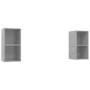 Muebles de salón de pared 2 pzs madera ingeniería gris hormigón de , Muebles TV - Ref: Foro24-3079848, Precio: 72,13 €, Descu...