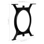 Patas de mesa de comedor 2 uds estructura O hierro fundido by , Table legs - Ref: Foro24-245426, Price: 201,48 €, Discount: %