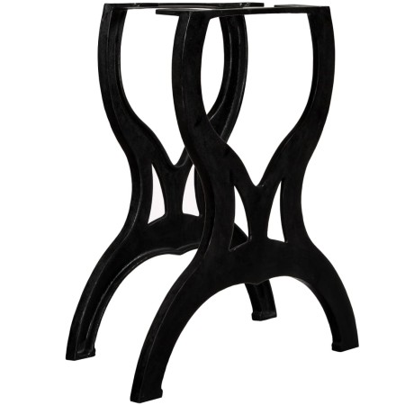 Patas de mesa de comedor 2 uds estructura X hierro fundido de , Patas para mesas - Ref: Foro24-245432, Precio: 202,99 €, Desc...