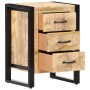 Mesita de noche de madera maciza de mango 40x35x55 cm | Foro24.es | Tu tienda online para hogar, jardín y más Foro24.es