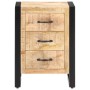 Mesita de noche de madera maciza de mango 40x35x55 cm | Foro24.es | Tu tienda online para hogar, jardín y más Foro24.es