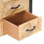 Mesita de noche de madera maciza de mango 40x35x55 cm | Foro24.es | Tu tienda online para hogar, jardín y más Foro24.es