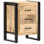 Mesita de noche de madera maciza de mango 40x35x55 cm | Foro24.es | Tu tienda online para hogar, jardín y más Foro24.es