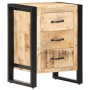 Mesita de noche de madera maciza de mango 40x35x55 cm | Foro24.es | Tu tienda online para hogar, jardín y más Foro24.es