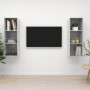 Muebles de salón de pared 2 pzs madera ingeniería gris hormigón von , TV-Möbel - Ref: Foro24-3079857, Preis: 90,41 €, Rabatt: %