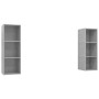 Muebles de salón de pared 2 pzs madera ingeniería gris hormigón von , TV-Möbel - Ref: Foro24-3079857, Preis: 90,41 €, Rabatt: %