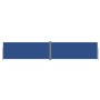 Blue retractable side awning 200x1000 cm by vidaXL, Umbrellas - Ref: Foro24-318046, Price: 124,84 €, Discount: %