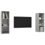 Muebles de salón de pared 2 pzs madera ingeniería gris hormigón von , TV-Möbel - Ref: Foro24-3079857, Preis: 90,41 €, Rabatt: %