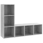 Muebles de salón 2 piezas madera ingeniería gris hormigón | Foro24.es | Tu tienda online para hogar, jardín y más Foro24.es