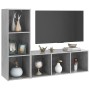 Muebles de salón 2 piezas madera ingeniería gris hormigón | Foro24.es | Tu tienda online para hogar, jardín y más Foro24.es