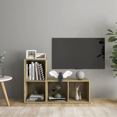 Muebles de salón de pared 2 pzas madera ingeniería roble Sonoma | Foro24.es | Tu tienda online para hogar, jardín y más Foro24.es