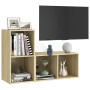 Muebles de salón de pared 2 pzas madera ingeniería roble Sonoma | Foro24.es | Tu tienda online para hogar, jardín y más Foro24.es