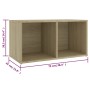 Muebles de salón de pared 2 pzas madera ingeniería roble Sonoma | Foro24.es | Tu tienda online para hogar, jardín y más Foro24.es
