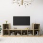 Muebles de salón 4 pzas madera ingeniería roble Sonoma | Foro24.es | Tu tienda online para hogar, jardín y más Foro24.es