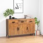 Aparador de madera maciza de pino marrón 110x35x70 cm | Foro24.es | Tu tienda online para hogar, jardín y más Foro24.es