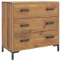 Cómoda de madera maciza de pino 75x35x70 cm by , Drawers - Ref: Foro24-349925, Price: 218,28 €, Discount: %