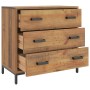 Cómoda de madera maciza de pino 75x35x70 cm by , Drawers - Ref: Foro24-349925, Price: 218,28 €, Discount: %