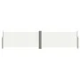 Cream-colored retractable side awning 140x600 cm by vidaXL, Umbrellas - Ref: Foro24-317989, Price: 87,22 €, Discount: %
