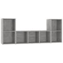Muebles de salón 3 piezas madera de ingeniería gris hormigón | Foro24.es | Tu tienda online para hogar, jardín y más Foro24.es