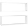 Estantes cubo de pared 2 uds contrachapado blanco 80x15x26,5 cm von , Regale und Regale - Ref: Foro24-807106, Preis: 42,73 €,...