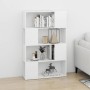 Librería separador madera contrachapada blanco 80x24x124,5 cm by , Bookcases and shelves - Ref: Foro24-809134, Price: 68,33 €...