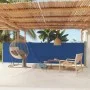 Retractable side awning for patio blue 140x600 cm by vidaXL, Umbrellas - Ref: Foro24-317954, Price: 77,11 €, Discount: %