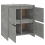 Aparador de madera contrachapada gris hormigón 70x41x75 cm | Foro24.es | Tu tienda online para hogar, jardín y más Foro24.es